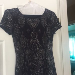 Body con glitter dress